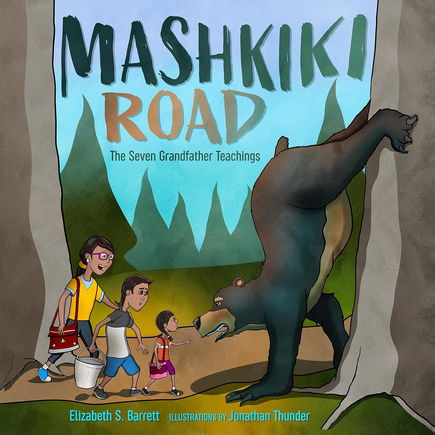 Book cover of Mashkiki Road: The Seven Grandfather Teachings