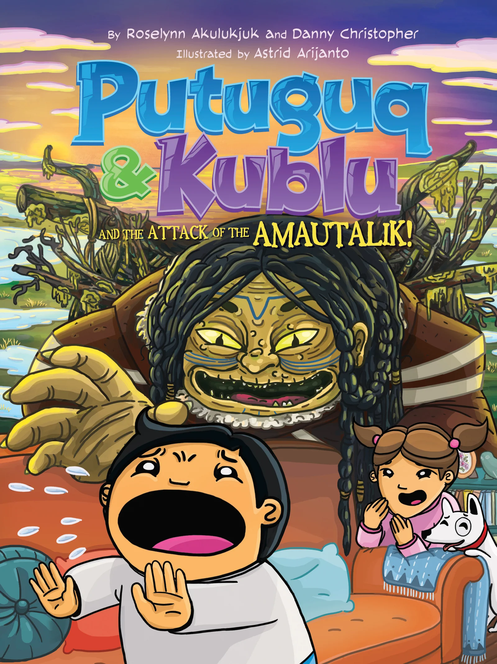Book cover of Putuguq and Kublu: Attack of the Amautalik