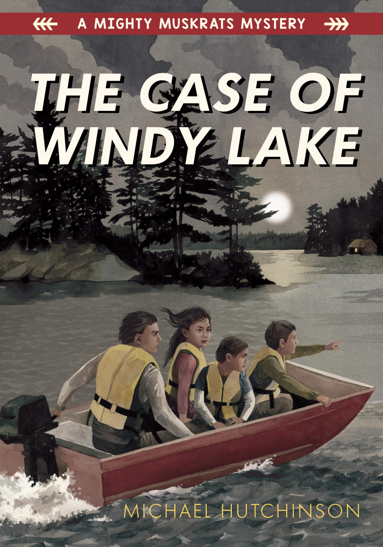 Book cover of The Case of Windy Lake